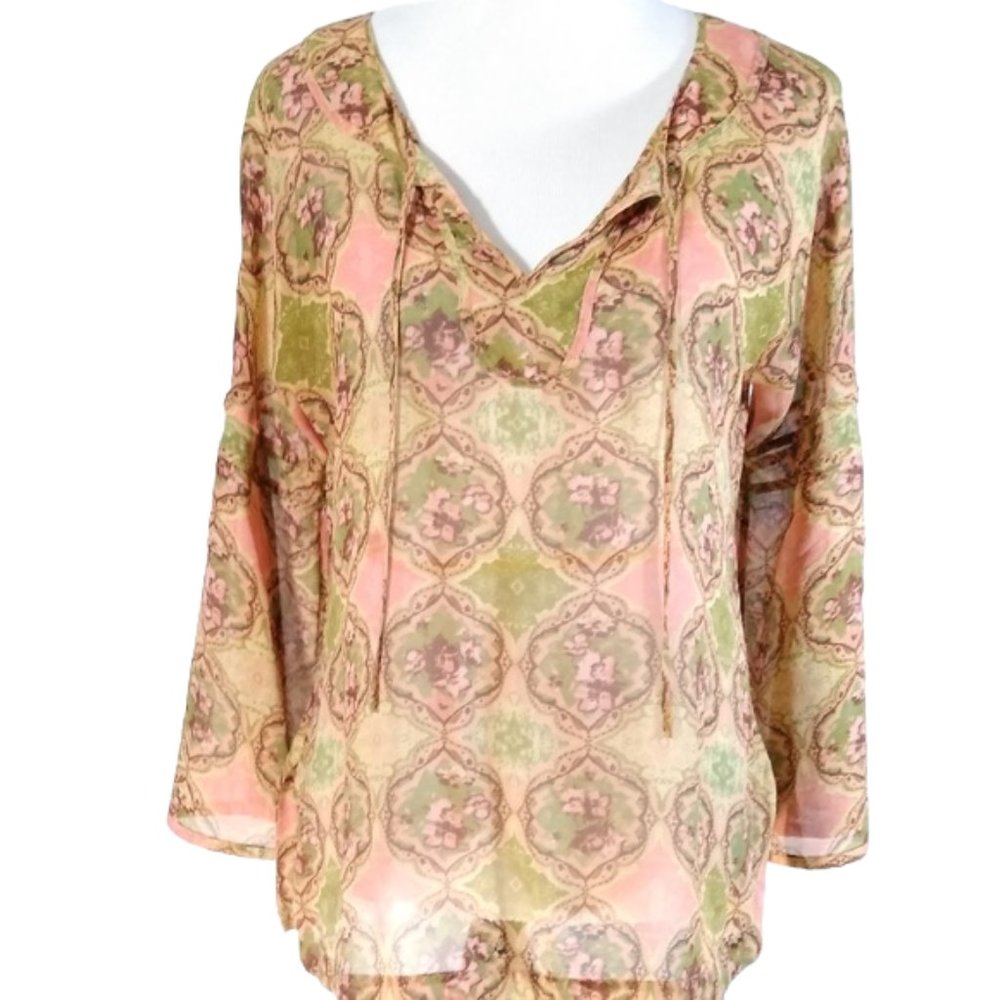 BANANA REPUBLIC Women Blouse Tunic Top Size S